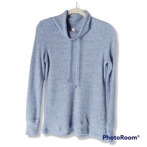 Ideology Cowl-Neck Tulip-Hem Top